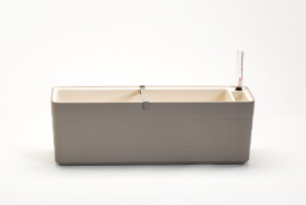 Plastia Samozavlažovací truhlík Berberis taupe/slonová kosť 60 cm