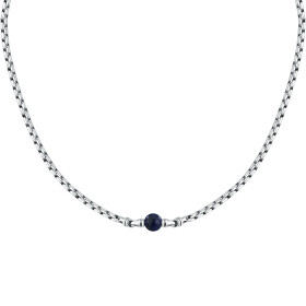 Morellato Oceľový náhrdelník s Lapis Lazuli Pietre S1745