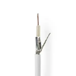 Nedis Koaxiálny kábel na cievke RG6T 75 Ohm / Dvojité Tienenie / ECA / 100.0 m / Koax / PVC / Role (CSBR4015WT1000)