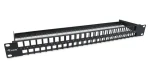 Equip / Patch panel / 48 portov / Keystone Cat.6 / UTP / 1U / 19" (769258)