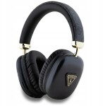 Guess Guess PU Leather 4G Triangle Logo Bluetooth Stereo ausinės juodos spalvos