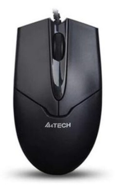 A4tech OP-550NU Čierna / Optická myš / 1000 DPI / V-Track / 3 tlačidlá / Koliesko štvorsmerné / USB / 1.5 m (OP-550NU)