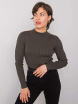 Jumper EM SW MCY02213.91 tmavá khaki jedna velikost