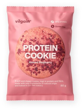 Vilgain Protein Cookie – 12× Mandle a Malina 80 g