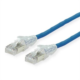 Secomp 21.05.0574 RJ45 sieťové káble, prepojovacie káble CAT 6A S/FTP 7.50 m modrá dvojžilový tienený, bez halogénov, samozhášavý 1 ks; 21.05.0574