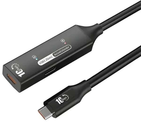 PremiumCord USB-C repeater a predlžovací kábel 7 m / Predlžovací kábel / Male-Female / USB 3.2 Gen 2 / 10 Gbps (8592220027582)