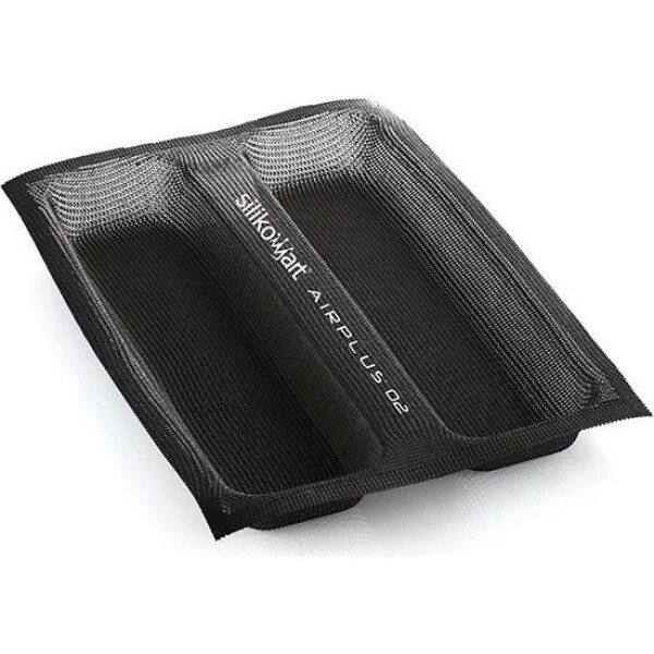 Silikónová forma perforovaná na pečenie bagiet a housiek Airplus 2 ks 27x7x3 cm - Silikomart - Silikomart