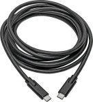 EATON kábel USB-C čierna / Kábel / USB-C (M/M) / USB 3.1 Gen 1 (5 Gbps) / Thunderbolt 3 kompatibilný / 3,05 m (U420-010)