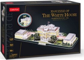 CubicFun 3D puzzle Svítící Bílý dům 151 ks