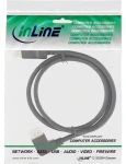 InLine DisplayPort kábel uhlový vľavo čierna / DisplayPort kábel / 8K UHD-2 / 1 m (17151L)