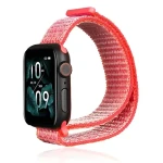 Beline Nylon Collection ružová / Remienok pre Apple Watch / 42/44/45/49 mm / nylonový