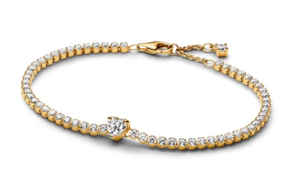 Pandora Romantický pozlátený náramok Shine Timeless 560041C01 20 cm