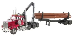 Metal Earth 3D Puzzle Western Star 4900 Log Truck s návesom
