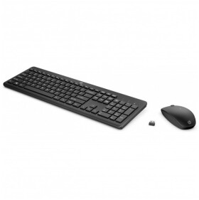 HP hp consumer D-E Layout - HP 235 Wireless Mouse and Keyboard Desktop Set (Black)