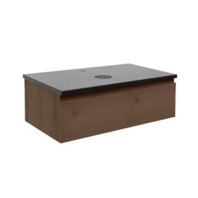 Kúpeľňová skrinka s technickým kameňom SAT B-Way 59x30x45 cm orech mat BWAY60NUTTK BWAY60NUTTK