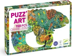 DJECO Obrysové puzzle Chameleon