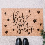 Bella Rose Vianočná rohožka Baby it's cold outside