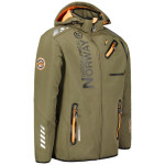 Geographical Norway Softshellová bunda Royaute DB 068 M WY1996H/GN-Kaki / Orange pánska L