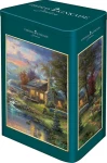 Schmidt Puzzle v plechovej krabičke Raj prírody