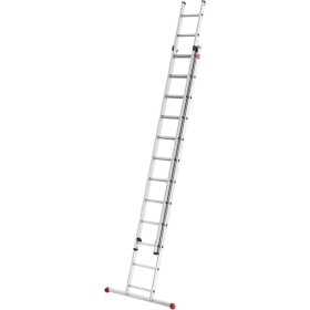 Hailo ProfiStep® duo 7212-007 hliník výsuvný rebrík Max.prac. výška: 6.75 m strieborná 13.5 kg; 7212-007