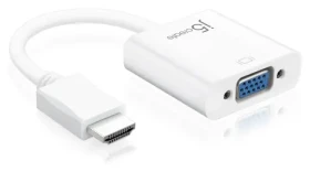 J5Create JDA213 biela / Redukcia HDMI na VGA / Full HD 1920x1080 / 60 Hz (JDA213-N)