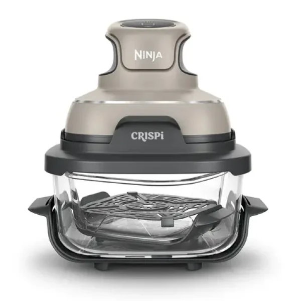 Ninja Crispi FN101EUST béžová / teplovzdušná fritéza / 1700 W / 3.8l / 4 funkcie / 70 ° C - 185 ° C (FN101EUST)