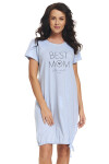 Noční košile Best světle modrá model 7202260 - DN Nightwear Barva: modrá, Velikost: S