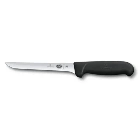 VICTORINOX Fibrox čierny / Vykosťovací nôž / 15 cm / úzky / hladký (5.6303.15)