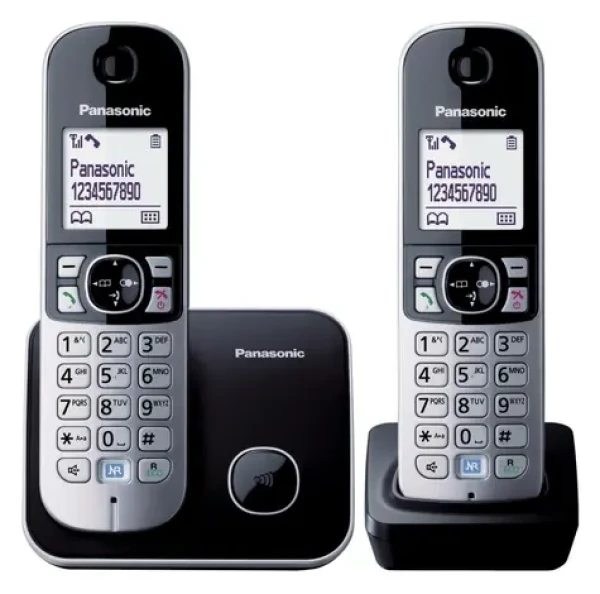 Panasonic KX-TG6812 čierna / DECT bezdrôtový telefón (KG-TG6812 Black)