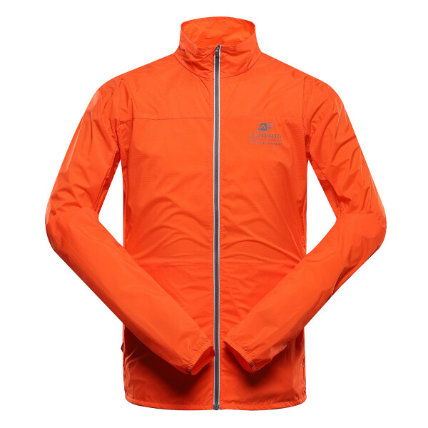 Pánská ultralehká bunda impregnací ALPINE PRO SPIN spicy orange