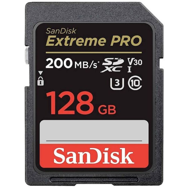 SanDisk Extreme PRO SDXC karta 128 GB Class 10 UHS-I nárazuvzdorné , vodotesné; SDSDXXD-128G-GN4IN