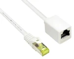 Good Connections biela / Predlžovací patch kábel / Cat7 S/FTP / RJ-45 / 0,5 m (8070VR-005W)