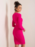 Dámske šaty RV SK 5131.18P Fuchsia - Rue Paris XL tmavě růžová