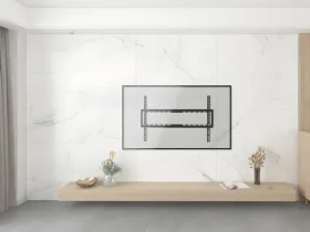 Equip čierna / Držiak televízie / 37-70" / nosnosť 35 kg / VESA 600×400 mm / sklopný (650333)