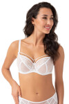 Dámska podprsenka 496 Paradise white - GORSENIA Bílá 80/J