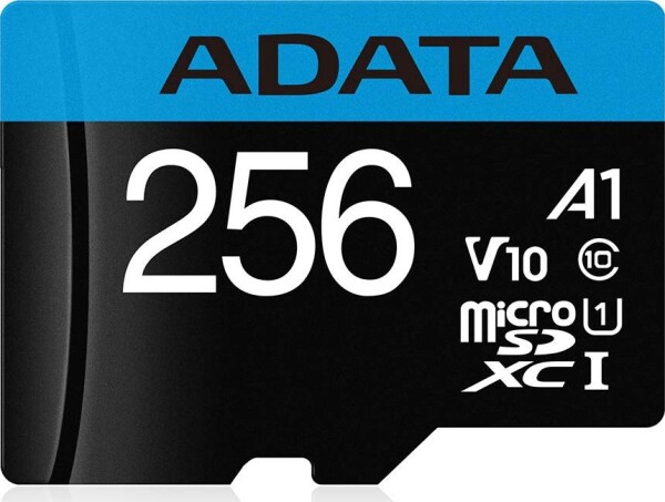 ADATA Premier MicroSDXC 256 GB Class 10 UHS-I/U1 A1 V10 (AUSDX256GUICL10A1-RA1)