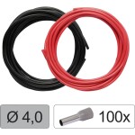 Quadrios 25CW130 jeden drôt, LiFY, 4.0 mm², červená, čierna, 1 sada; 25CW130