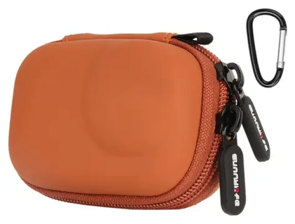 Sunnylife OA6-B130 oranžová / Taška pre športové kamery / DJI OSMO Action 6/5 Pro/4/3 / PU koža + EVA (OA6-B130-C)