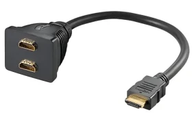 OEM Redukcia HDMI A(M) - 2x HDMI A(F) / Redukcia (12.92.3222)