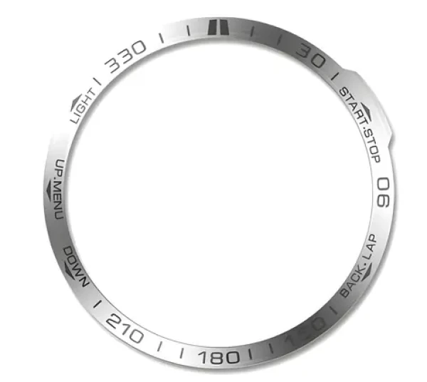 Hliníková ochrana lunety Garmin Fenix 7 strieborná / Ochranný kryt / Hliník (CUBE1WC3)