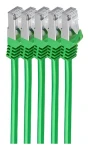 Shiverpeaks Cat7 S/FTP 3 m zelená / Patch kábel / RJ-45 / LSZH (BS75513-G-SET5)