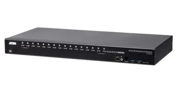 Aten 16- Port USB 3.0 4K / KVM switch / 16 portov / DisplayPort / 4K UHD / USB 3.0 (CS19216-AT-G)