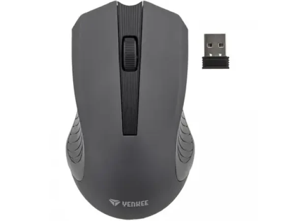 YENKEE Monaco šedá / bezdrôtová myš / USB / 1000 DPI / 3 tlačidlá (8590669176946)