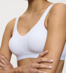 Dámska športová podprsenka Triaction Energy Lite N EX - WHITE - biela 0003 - TRIUMPH WHITE 75E