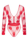 Dámske body Regina red - BEAUTY NIGHT FASHION Červená S/L