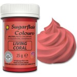 Gélová farba antique living coral 25 g - Sugarflair - Sugarflair
