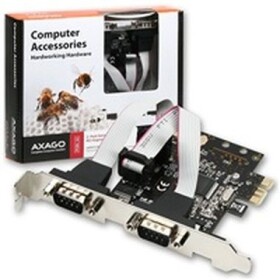 Radič Axago PCI-Express adaptér S2/PCI 2 x Serial Port + LP (PCEA-S2)