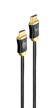 Gembird HDMI 8K AOC 20m čierna / HDMI kábel / aktívny optický / pozlátené konektory / Ethernet (CCBP-HDMI8K-AOC-20M)