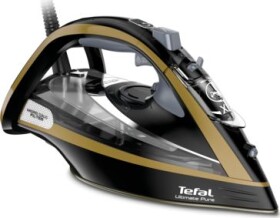 Tefal FV9865E0 čierno-zlatá / Naparovacia žehlička / 3000W / 350 ml / 60 g-min / Durilium AirGlide Autoclean (FV9865)