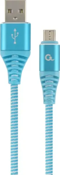 Gembird CC-USB2B-AMMBM-2M-VW Micro USB kábel 2 m modrá / USB-A (M) - Micro USB (M) (CC-USB2B-AMMBM-2M-VW)